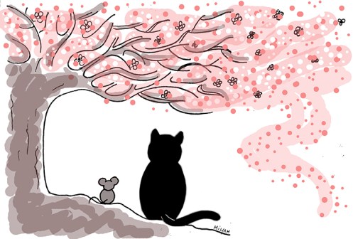 Illustration ©MiHaM le-printemps-de-mélie-illustration