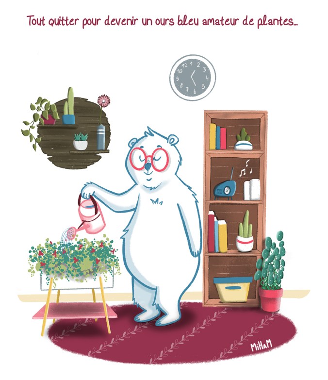 Tibère l’ours bleu ©MiHaM